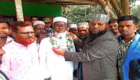 ২৮-কুড়িগ্রাম-৪: নবনির্বাচিত এমপি মুস্তাফিজুর রহমানকে রৌমারীতে ফুলেল সংবর্ধনা