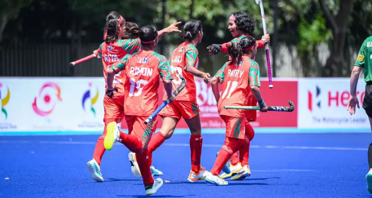 প্রথমবার এশিয়ান গেমসের হকিতে বাংলাদেশের মেয়েরা