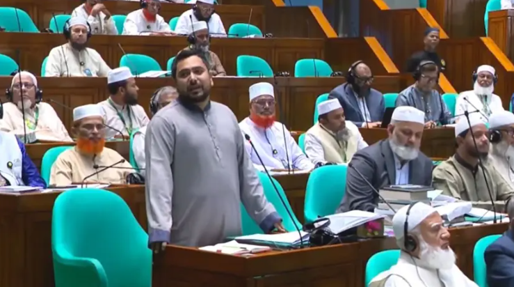 রাষ্ট্রপতিকে অপসারণ ও গ্রেপ্তার করতে হবে : সংসদে নাহিদ ইসলাম