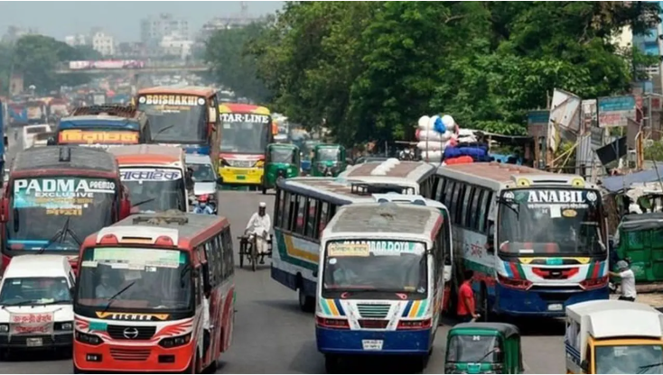 বাসের বর্ধিত ভাড়া আজ থেকে কার্যকর