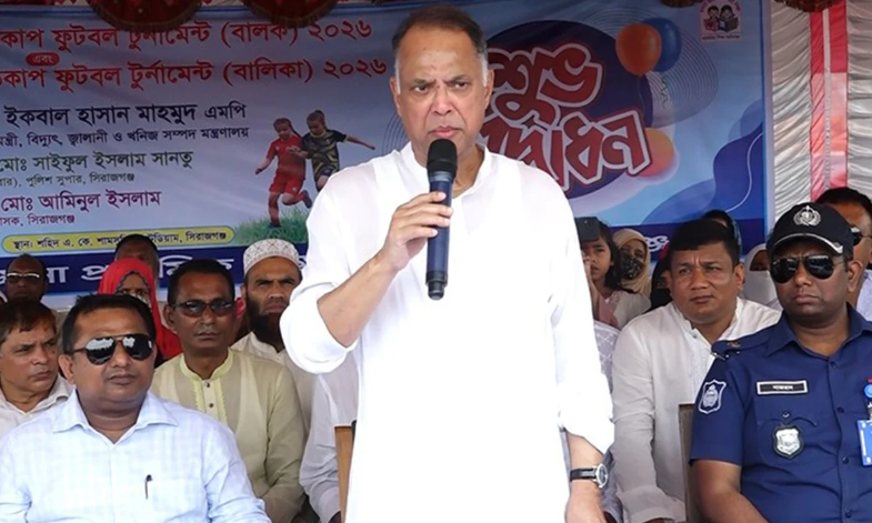 স্কুলের পাশাপাশি সন্তানদের খেলার মাঠেও সময় দিন: বিদ্যুৎমন্ত্রী